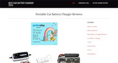 Desktop Screenshot of bestbatterychargerreviews.com