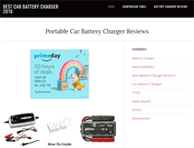 Tablet Screenshot of bestbatterychargerreviews.com